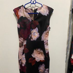Floral Scuba Dress